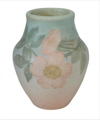 Elizabeth N.  Lincoln Rookwood Pottery Floral Vellum Vase - Vi (1906)