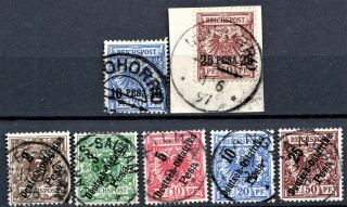 Germany - 1893 1899 East Africa - Reichspost Issues - Great Postmarks -
