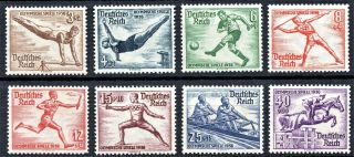Germany - 1936 Summer Olympics - Full Set - Never Hinged - Scan,  Pic