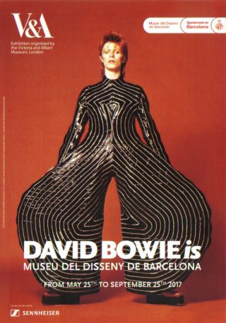 David Bowie Is.  2017 V&a Exhibition Flyer Barcelona.  Kansai Yamamoto.  Lge.