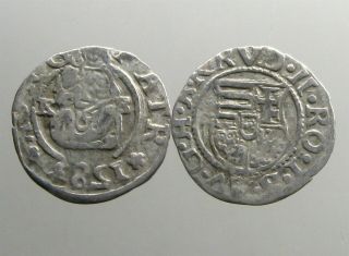 Rudolf Ii Hungary Ar Denar_dated 1583 Ad_madonna/child_1st Dated Coins