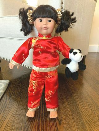 Pottery Barn Kids Mei China Gotz Chinese Doll Dolls Of The World Hard To Find