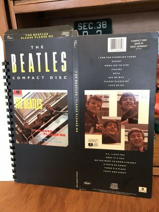 1 OF A KIND FIND 14 ALL DIFFERENT BEATLE CD BOXES,  UNFOLDED & BOUND INTO BOOK 2