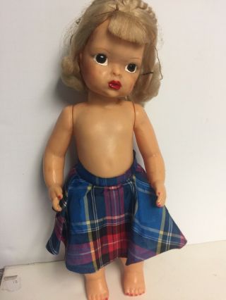 C.  1950s Terri Lee 16 " Doll W/ Blonde Hair
