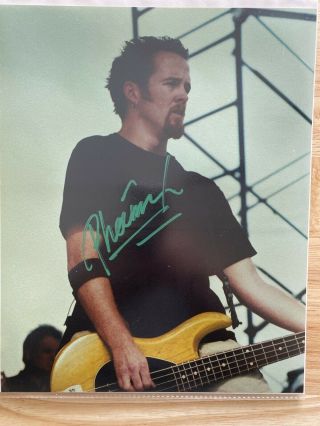 Linkin Park - Dave Farrell “phoenix” 8x10 Autographed Photo With