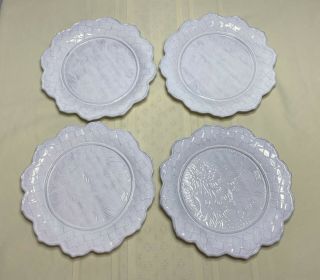 Mackenzie Childs Sweetbriar Dinner Plates Set of 4 (Four). 2