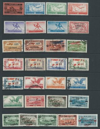 French Colonies Middle East Hinged Lot Alaouites Seen