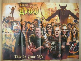 Metal Hammer Music Poster Avenged Sevenfold Ronnie James Dio