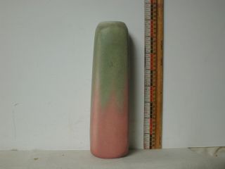 1917 Rookwood Pottery Pink To Green Matt Glazed Vase