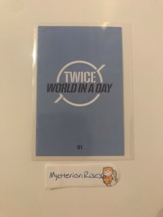 Official TWICE Nayeon World in A Day Trading Card 01 Photocard 2