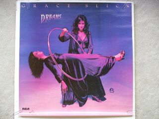 Grace Slick 1980 Promo Poster For Dreams Rca Records Jefferson Airplane Starship
