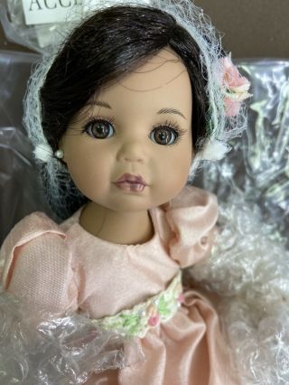 Marie Osmond Rose Bud Bouquet Heaven On Earth Tiny Tot Le500 Porcelain Doll Nrfb