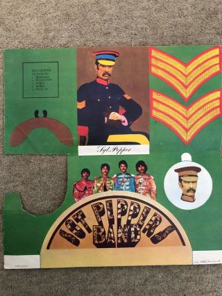 Beatles Sgt Pepper Cut Outs,  Official Beatles Fan Club Letter (pre Signed)