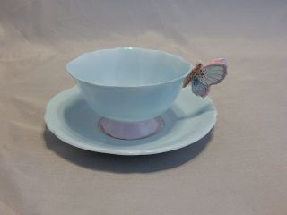 Paragon England Butterfly Handle Cup And Saucer Set