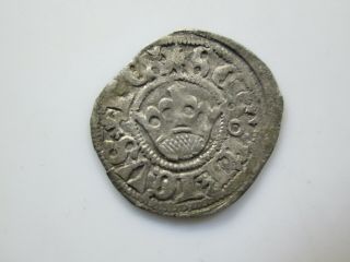 Sweden medieval silver coin,  1/2 örtug 1501 - 1503,  Sten Sture older,  Västeras 2