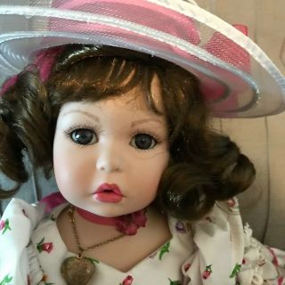 Nib Nrfb Marie Osmond Amaya Springtime Picture Day Porcelain 15” Doll