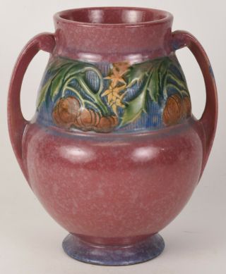 Roseville Pottery Pink Baneda Vase Shape Number 596 - 9 "