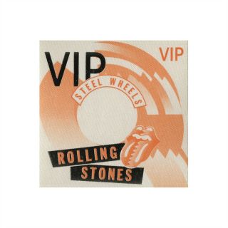 Rolling Stones Authentic Vip 1989 Tour Backstage Pass