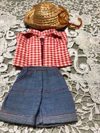 Vintage Vogue Ginny Doll Whiz Kid Outfit 70,  1954,  Glasses