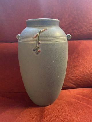 Weller Pottery Cornish Vase 9” Tall 1933 2