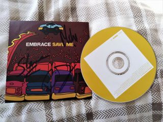 Embrace - Save Me Promo Cd - Signed By 3