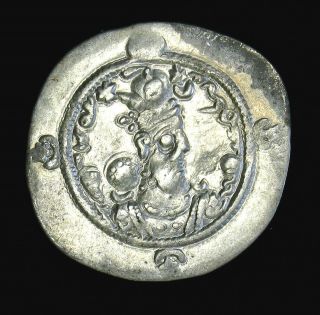 578 - 590 Ad Sasanian Empire Drachm Hormazd Iv 32mm 4.  0g