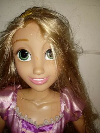 Disney Playdate Jakks Tangled Rapunzel Princess My Size 32” Large Poseable Doll 2