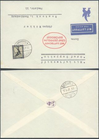 Germany 1930 - Zeppelin Flight Air Mail Cover V30/5