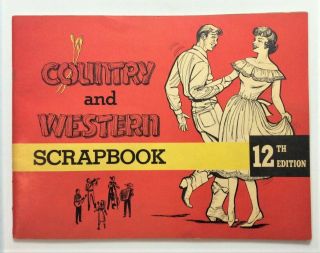 Vintage 1963 Country Music Scrapbook 12th Edition