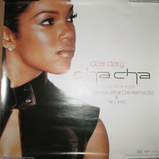 Cha Cha Dear Diary,  Epic Promotional Poster,  1999,  24x24,  Ex,  R&b