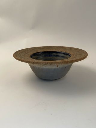 Karen Karnes Studio Art Pottery Salt Glazed Bowl Dish Stoneware Plate 7.  5”