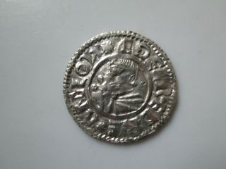 England,  Anglo - Saxon 11 Century Silver Penny,  Aethelred Ii,  Crux Type,  Lincoln