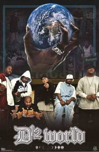 Eminem D - 12 World Orig Poster 6607 2004 22x34 Hip Hop Rap Slim Shady Rare