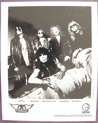 Aerosmith " 1994 Get A Grip " Press Kit A4 Glossy Matte Band Photograph