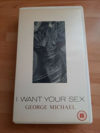 George Michael I Want Your Sex Video Vhs Pal 1987 Cbs/fox Made In Uk