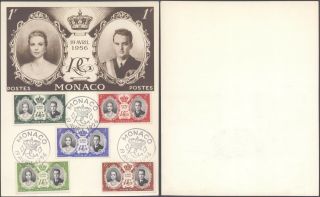 Monaco 1956 - Fdc Maximum Card D93