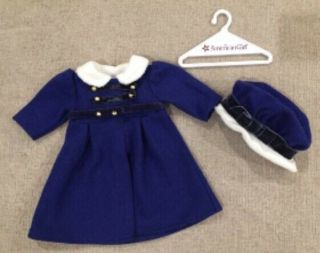 American Girl Doll Caroline’s Blue Winter Coat