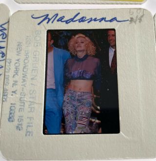 Madonna Singer Music Celebrity Bellybutton 35mm Transparency Slide