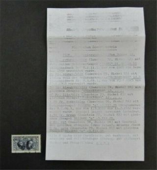Nystamps Liechtenstein Stamp 86 $87 Rupp Certificate