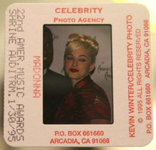 Madonna - Press Photo Slide Negative 11 - American Music Awards 1995