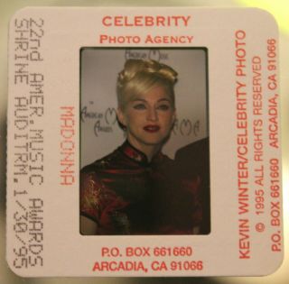 Madonna - Press Photo Slide Negative 10 - American Music Awards 1995