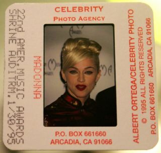 Madonna - Press Photo Slide Negative 7 - American Music Awards 1995