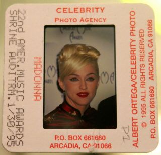 Madonna - Press Photo Slide Negative 6 - American Music Awards 1995