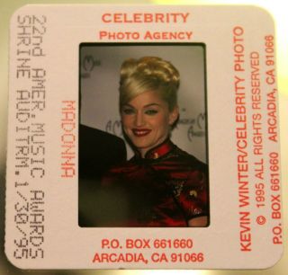 Madonna - Press Photo Slide Negative 1 - American Music Awards 1995
