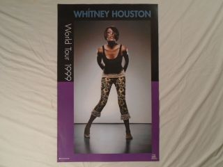 Whitney Houston Poster World Tour 1999 Sexy Tight Pants