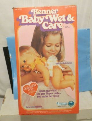 Vintage 1978 Kenner Baby Wet And Care And Great Shape