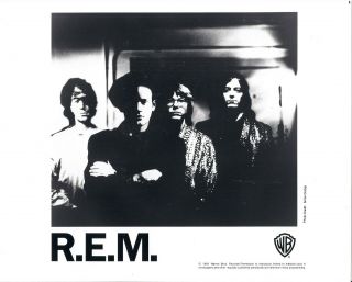 R.  E.  M. ,  Classic Official 8x10 Press Photo 1991,  Cool Record Company Portrait