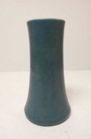 Vintage Rookwood Art Pottery Slender Vase 1358 F,  Gray Blue,  C.  1926