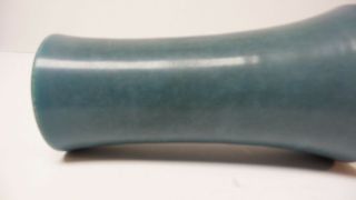 Vintage ROOKWOOD Art Pottery Slender Vase 1358 F,  Gray Blue,  c.  1926 3