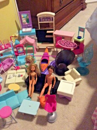 Barbie Furniture,  Dentist Chairs,  Bed,  Sofas,  Boat,  Gowns And Much More